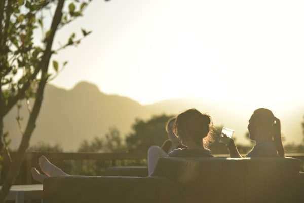 profile image of young girls drinking and laughing